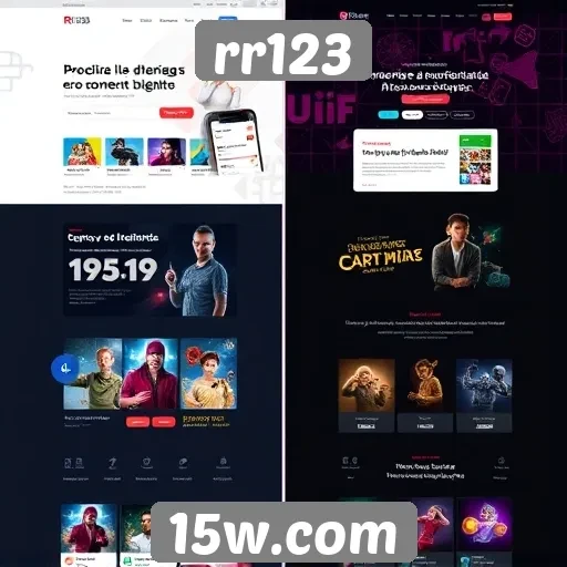 Evolução do design do site rr123 ao longo do tempo